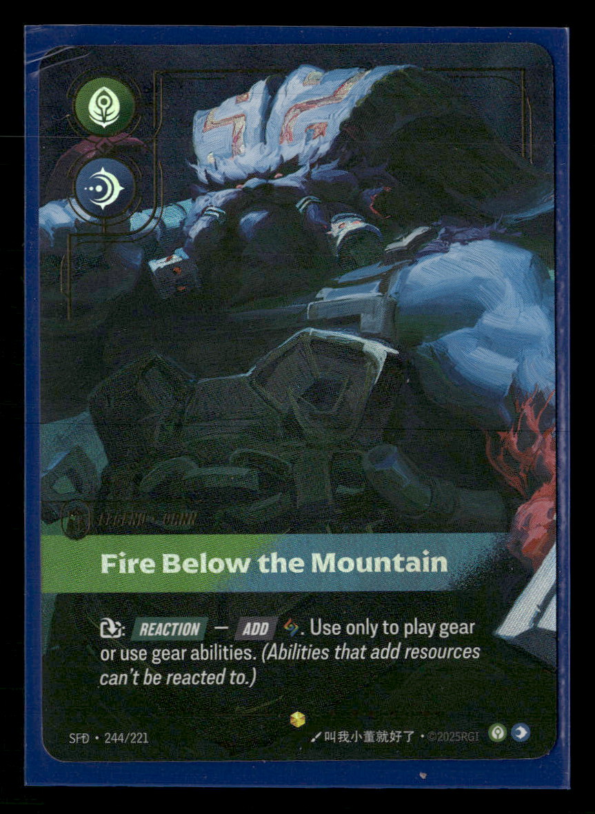 Fire Below the Mountain